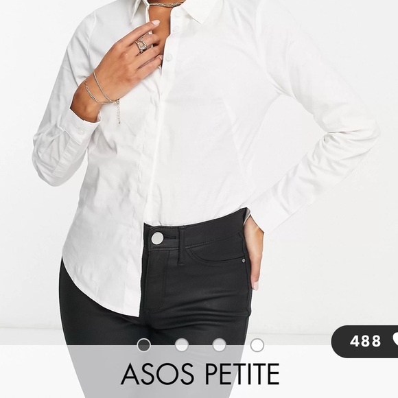 ASOS white button up shirt - Picture 4 of 4